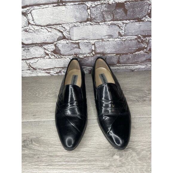 Stacy Adams Black Patent Leather Slip On Loafers Dress Shoes Men’s Sz 8M US/41EU - Picture 2 of 16